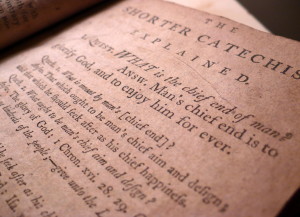 Westminster Catechism first page